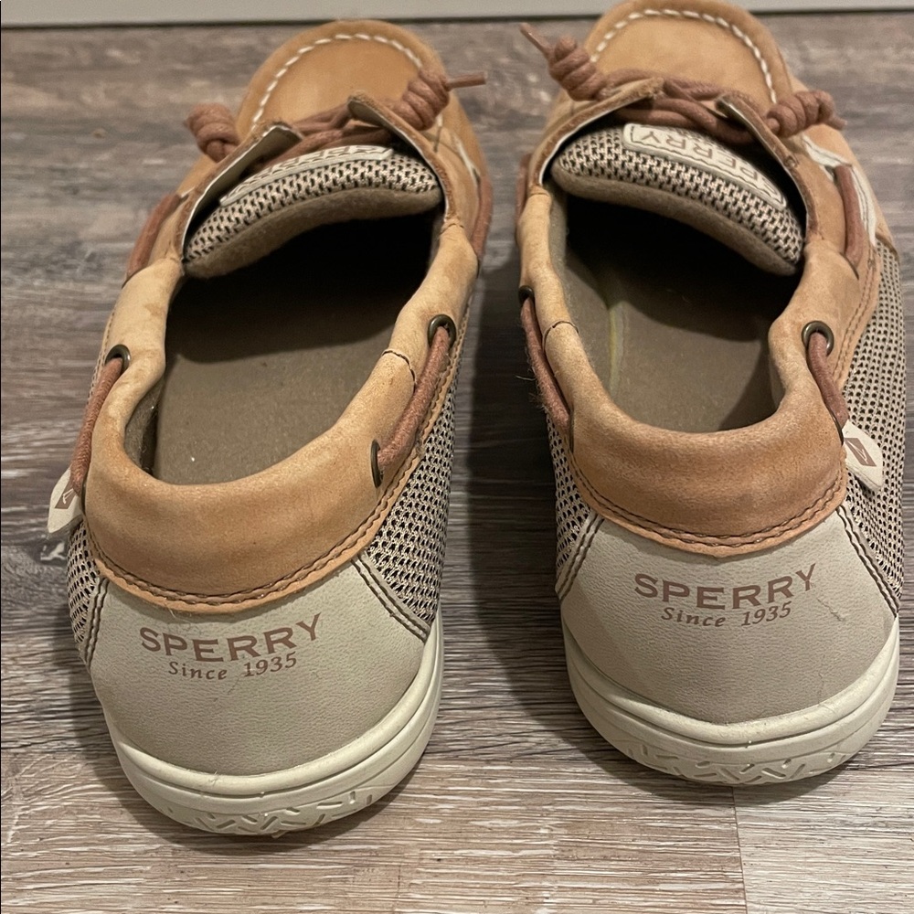 Sperry 5.5 Tan and Brown Boat Shoes - Picture 6 of 6